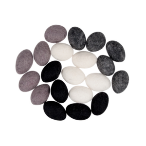 Felt Pebbles - Winter 20pk