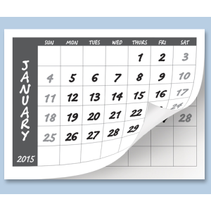 Calendar Tabs 10s 2017