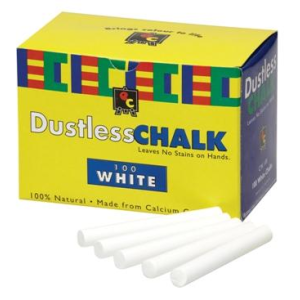 Chalk White Dustless 100pk
