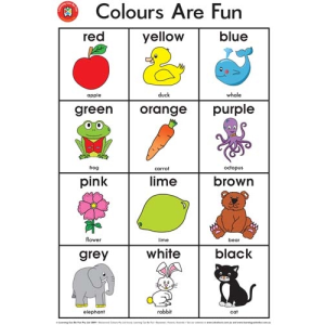 Colours Are Fun Poster