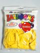 Balloons Round Yellow (Pack of 20)