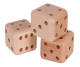 Wooden Dice (Set of 3)