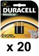 Duracell Lr1 MN9100 N Batteries 1.5V - 20 x Packs of 2 (Best Before 03/2015)