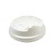 Coffee Cup Sipper Lids for 237ml Cups - White (Pack of 100)
