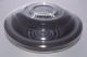Round Plastic Salad Bowl With Lid 250mm - Black (Each)