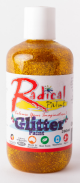 Glitter Paint - Gold 250ml Radical