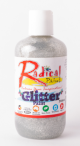 Glitter Paint - Silver 250ml Radical