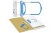Tubefast Adhesive Tube Clip Complete Blue Arnos F249B (Pack 500)
