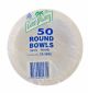 Bowl Plastic 125mm White (50's)