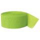 Lime Green Crepe Streamers (Pack of 4)