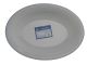 Plastic White Oval Serving Bowl White (40cm)