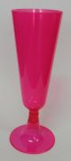 Champagne Glasses Hot Pink 150ml -16cm tall  (Pack of 6)