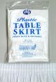 Table Skirts White (426cm x 73cm)