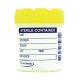 Specimen Container Jar 70ml with Gamma Yellow Screw Lid