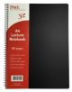 Notebook A4 Lecture 60Gsm 7Mm Ruling Pp Cover Black Stat 140pg