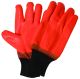 Orange Pvc Foam Lining Knit Wrist (50 Pairs)