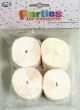 White Crepe Streamers (Pack of 4)