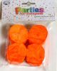 Orange Crepe Streamers (Pack of 4)