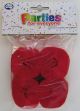 Scarlet Crepe Streamers (Pack of 4)
