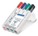 Whiteboard Marker Bullet Assorted Colours 351 Staedtler (Wallet of 6)