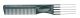 Comb Eurostil 5 Metal Lifters