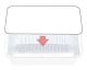Small Oblong Foil Container Lids (Pack of 100)