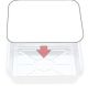 Medium Square Foil Container Lids (Pack of 200)