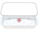 Rectangular Foil Container Lids (Pack of 100)