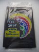Black Round Plastic Tablecloth - 213cm