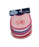 Rear Fastening Genuine Velcro Full Colour Bib (Pack of 5)