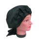 Cap Processing Black Terylene with Ties Closure