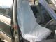 Car Seat Covers White Plastic (250 Covers)