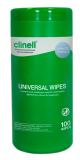 Clinell Universal Wipes Tub CWTUB100AUS (Box of 8)