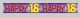Banner Happy 18th Stars and Streamers 2.6 Metres