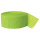 Lime Green Crepe Streamers (Pack of 4)