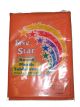 Plastic Round Tablecloth 213cm Orange