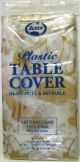 Plastic Tablecloth XL 137 x 274cm Gold Hearts