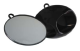 Mirror Round with Handle & Hook Black 28cm