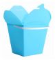 Electric Blue Plastic Party Box - Large (26oz)