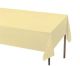 Plastic Tablecloth XL 152 x 274cm Ivory