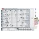 Sasco Wall Planner 870x610mm Financial Year 2026/2027