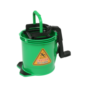 Wringer Bucket Green / Castors