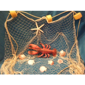 Large Natural Fish Net 6x 1.8m