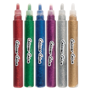 Glitter Glue Pens 6s