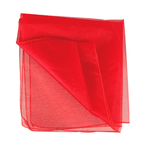 Poly Organza 70cm x 10m Red