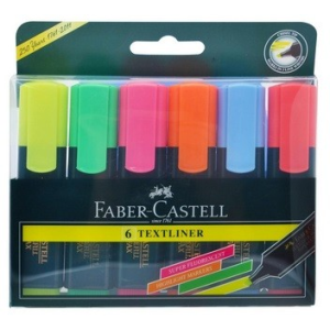 Highlighters Asst Colours 6pk